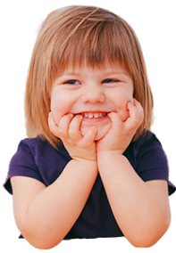 Happy surprised girl